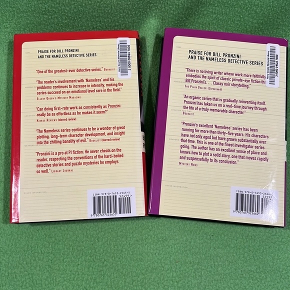 Bill Pronzini Hellbox & Nemesis HC/DJ Books - Picture 2 of 10